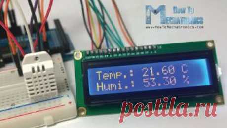 DHT11 & DHT22 Sensor Temperature and Humidity Tutorial In this Arduino Tutorial we will learn how to use the DHT11 or the DHT22 sensor for measuring temperature and humidity with the Arduino board. The DHT22 is the more expensive version which obviously has better specifications. Its temperature measuring range is from -40 to +125 degrees Celsius with...