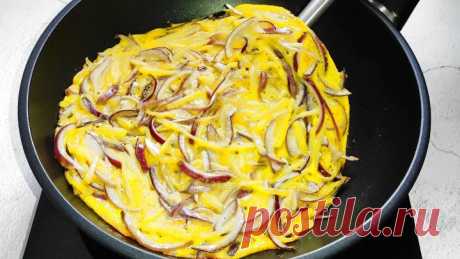 Минутный завтрак- смешал и на сковородку! НЕРЕАЛЬНАЯ ВКУСНОТА.