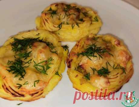 Картофельные гнезда с курицей и грибами – кулинарный рецепт