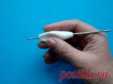 Как сделать крючок для вязания? Howto make crochet hook Урок 281