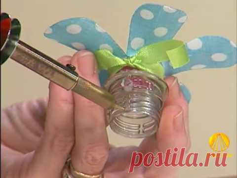 Видео мастер-класс: Цветы и бабочки из пластиковых бутылок (видео).