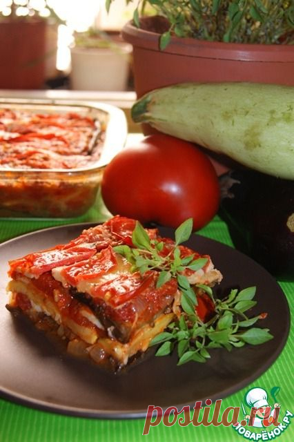 Пармиджана из баклажанов и цукини - кулинарный рецепт
