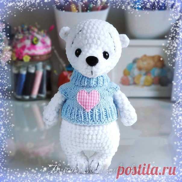Полярный мишка
Автор - Людмила Журавлёва
Источник - https://vk.com/wall-159570629_3516
Описание в прикреплёном файле