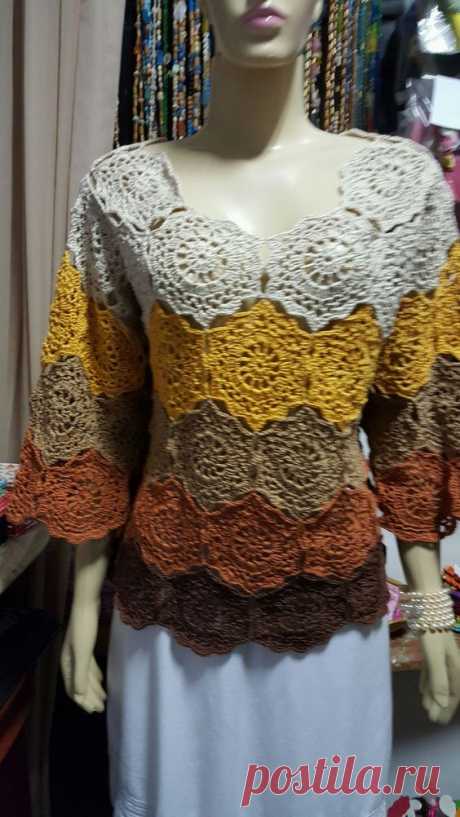 Blusa em Croche G