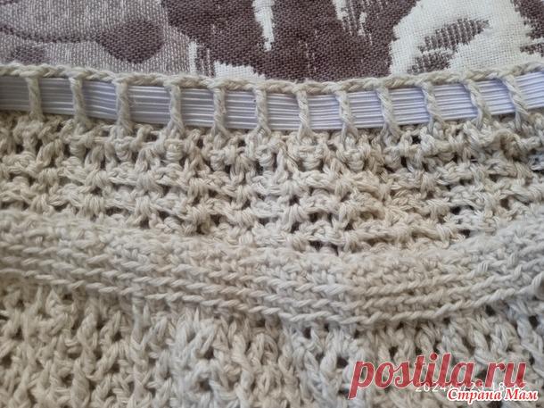 Льняной костюмчик - Все в ажуре... (вязание крючком) - Страна Мам