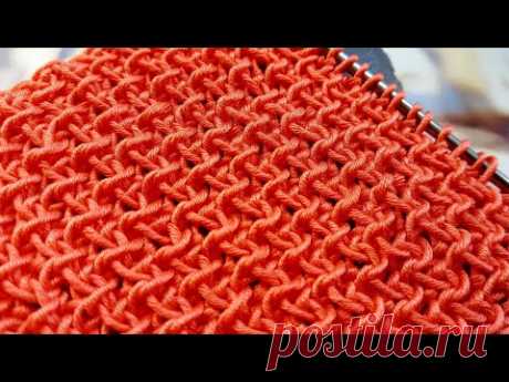 Knitting pattern ❤ Узор спицами 👌 strickmuster  tricot 🍑 how to knit   tricô 🤷  örgü deseni बुनना
