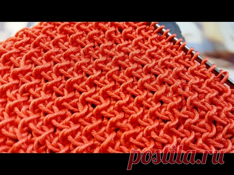 Knitting pattern ❤ Узор спицами 👌 strickmuster  tricot 🍑 how to knit   tricô 🤷  örgü deseni बुनना