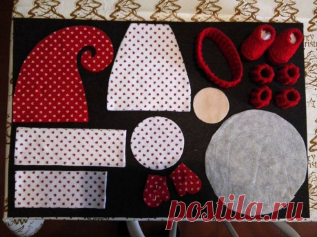 Cartamodello 6 x gnomi