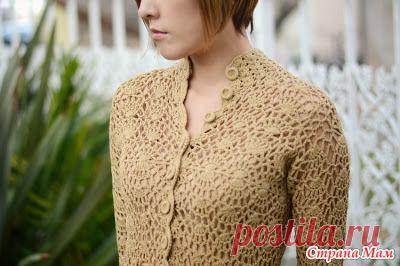 Платье вне времени и моды. Он-лайн - Вяжем вместе он-лайн - Страна Мам