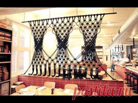 Макраме в интерьере уютные детали. macrame cozy interior parts - YouTube