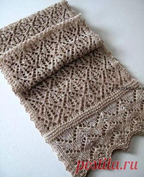Ажурные узоры для палантина спицами. Связать палантин своими руками Ажурные узоры для палантина спицами. Связать палантин своими руками