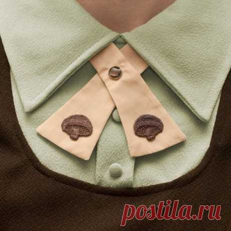 Abintra // littlealienproducts: Mushroom Neck Tie // $25