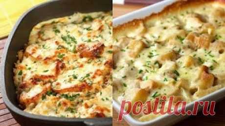 Как приготовить картофельная запеканка с сыром и курицей  - рецепт, ингредиенты и фотографии