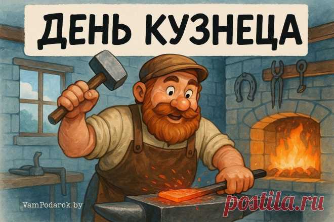Поздравляю с профессиональным праздником! Пусть твои руки всегда будут сильными, а мастерство — бесценным. Открытки на День кузнеца!