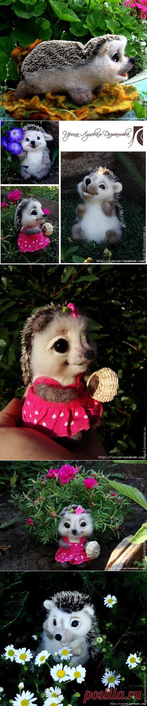 ЕЖИК. Видео мастер-класс по сухому валянию