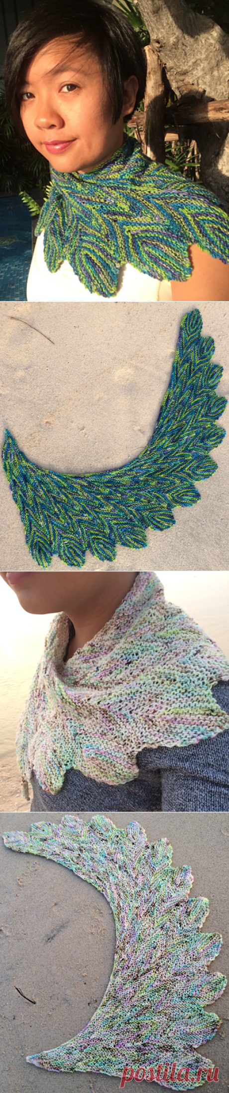 Pincha шаль: Knitty.com - Весна + Лето 2016