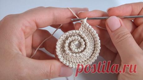 WOW!!! How to Crochet Motif in Lace Freeform Technique/Beautiful Crochet Scrumble In this video, we use yarn of 100% cotton, 169 meters - 50 grams , and a hook of 1.4 mm or 2.0 mm, 3.0 mm, 4.5 mm/You can use yarn of 100% mercerized cotton,...