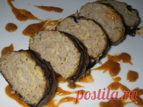 Кабачково-мясной рулет с баклажанами. Рецепт c фото, мы подскажем, как приготовить!