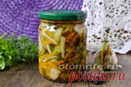 Закуска из баклажанов на зиму с овощами