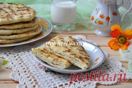 Хычины с сыром и зеленью