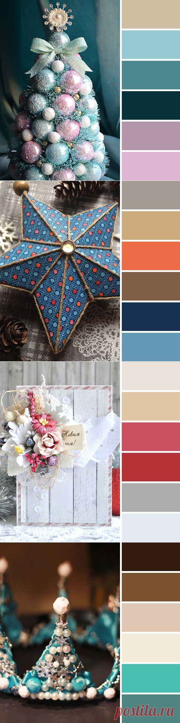 Этой Ярмарки краски: 15 новогодних цветовых палитр от мастеров портала - Ярмарка Мастеров - ручная работа, handmade