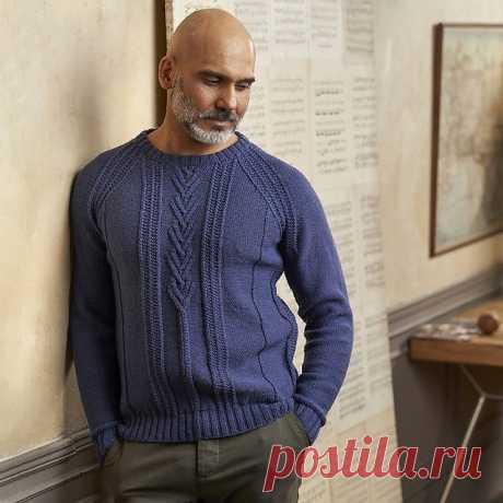 Мужской свитер «Helford».
Размеры: S (M, L, 1XL, 2XL). Окружность груди – 91-97 (102-107, 112-117, 122-127, 132-137) см. Окружность груди готового изделия – 103 (113.5, 124, 134.5, 145) см.