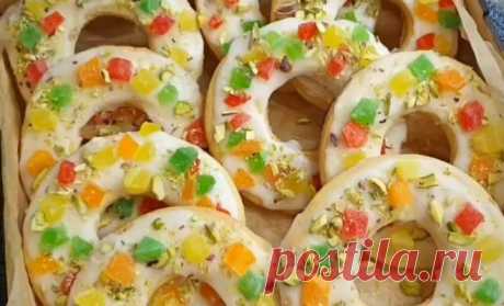 Праздничное печенье с цукатами и фисташками простой рецепт
