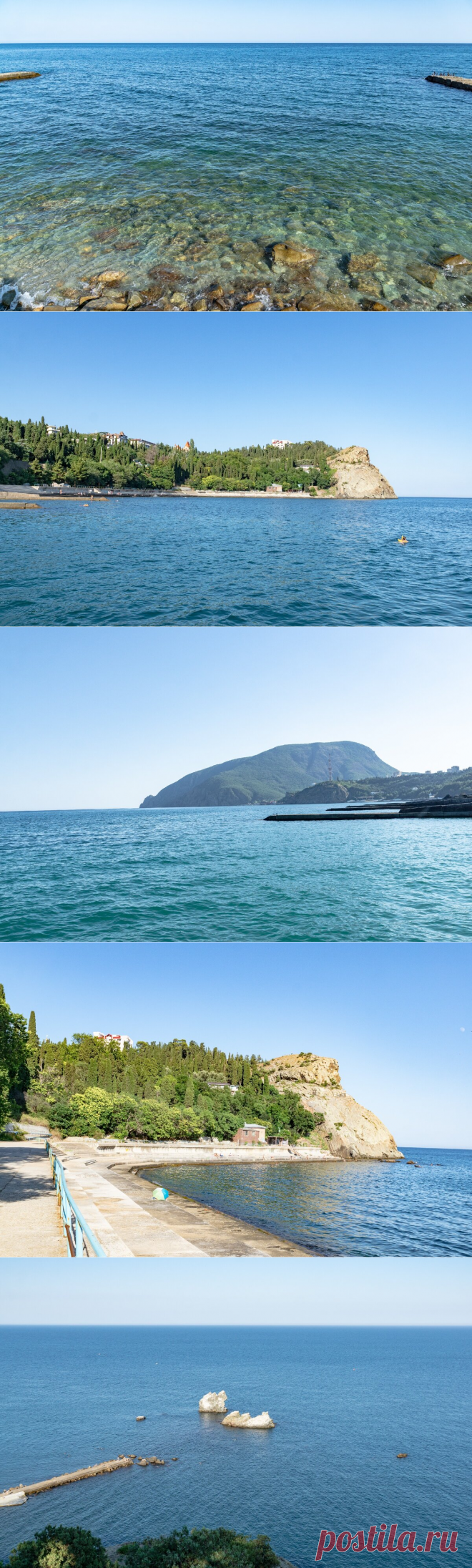 Дворцово-парковые ансамбли Утёс и Карасан у мыса Плака на Южном берегу Крыма