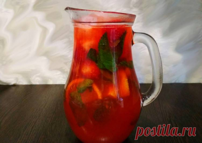 (4) Клубничный лимонад - пошаговый рецепт с фото. Автор рецепта Анна . - Cookpad