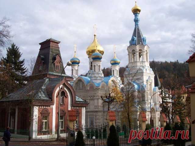 карловы вары. церковь св. петра и павла