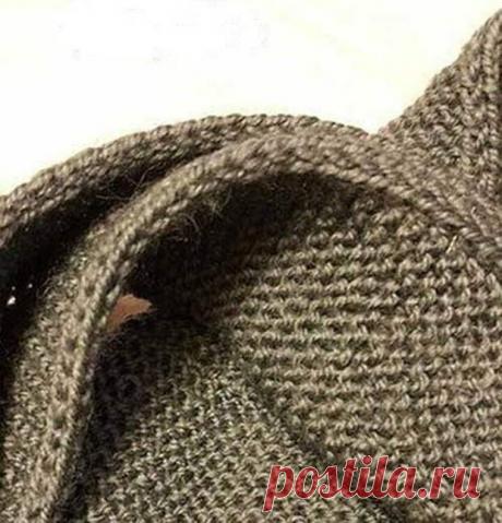 Как сделать плотной и красивой кромку вязаного изделия - Сделай сам - медиаплатформа МирТесен Существует очень простой прием, который позволит сделать красивую кромку на любых изделиях, у которых будет видна лицевая и изнаночная стороны. Данная кромка очень хорошо держит форму и не дает краям изделия подкручиваться в разные стороны даже без ВТО (влажно-термическая обработка). Она плотная,