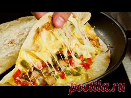 Хватит заказывать пиццу! Мы просто взяли лаваш, сыр и ещё пару ингредиентов