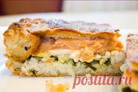 РЕЦЕПТЫ И СОВЕТЫ ХОЗЯЙКАМ: Самый вкусный рыбный пирог