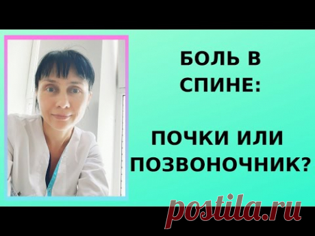 Боль в спине: почки или позвоночник? Отличия