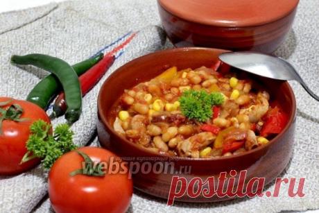 Свинина с фасолью по-мексикански