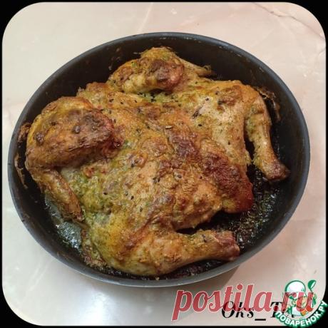 Цыпленок под сливочным сыром Кулинарный рецепт