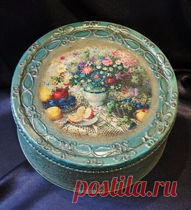 Коробочка с рельефным узором - Декупаж - Рукоделие и творчество - Каталог статей - Рукоделие-мое хобби