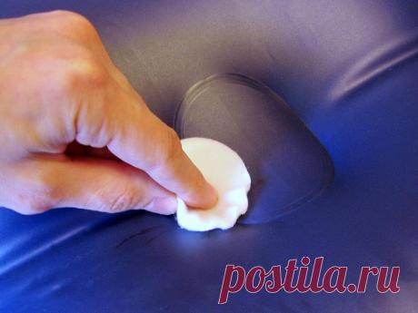 Как заклеить надувной матрас в домашних условиях