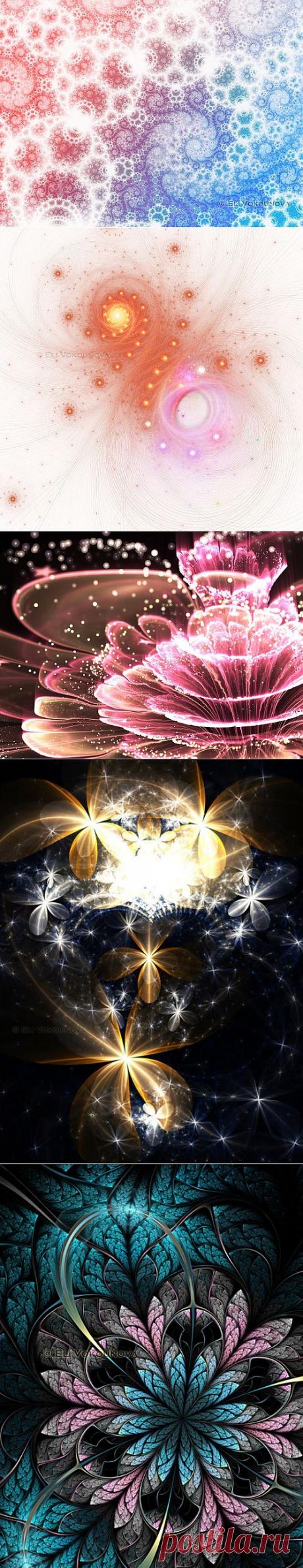 Eli Vokounova и ее фрактальное искусство.