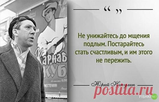 #память 
ЦИТАТЫ ЮРИЯ НИКУЛИНАВ памяти многих поклонников он живет не только как блестящий киноактер и смешной клоун, но и как человек с чрезвычайно добрым сердцем…