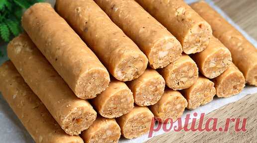 Восточные сладости! Сливочные колбаски из детства. Невероятно вкусно и просто к чаю!. | Готовим с Татьяной | Дзен