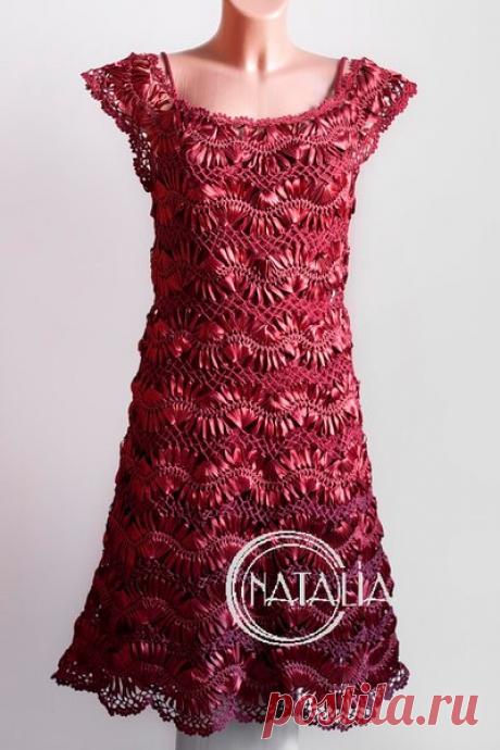 Платья, связанные на вилке. Слышали о таких? | Дневник вязальщицы | Яндекс Дзен
