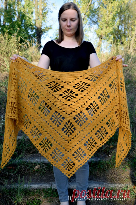 Сианна Шаль - бесплатный образец часть 1 - MyCrochetory
