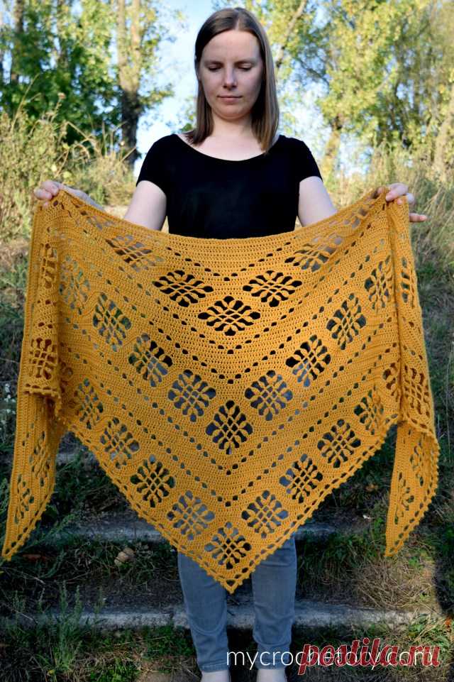 Сианна Шаль - бесплатный образец часть 1 - MyCrochetory