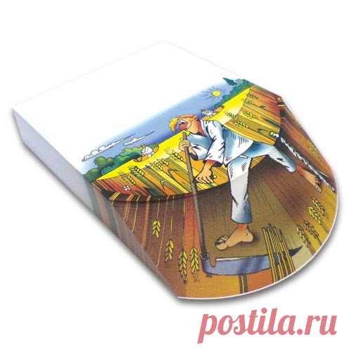 Блок для записей с фигурным срезом 
