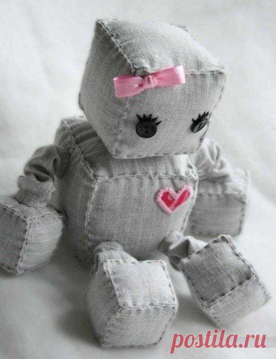 Шьем вместе с детьми: Мягкие игрушки-роботы — Рукоделие