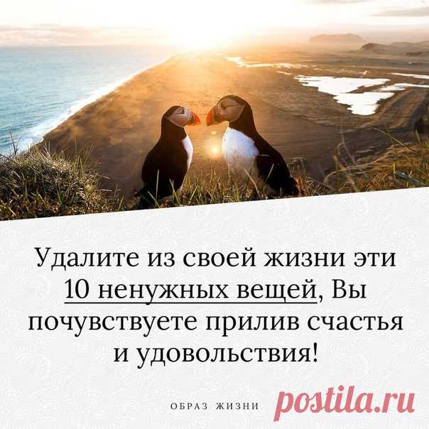 Удалите из своей жизни эти 10 ненужных вещей, вы почувствуете прилив счастья и удовольствия

Не просто прочитай... попробуй!

1. Освободитесь от потребности всегда доказывать свою правоту. Среди нас так много тех, кто даже под угрозой разрыва прекрасных отношений, причиняя боль и создавая стресс, не может смириться и принять другую точку зрения. Оно того не стоит.
Узрѣть цѣликомъ..