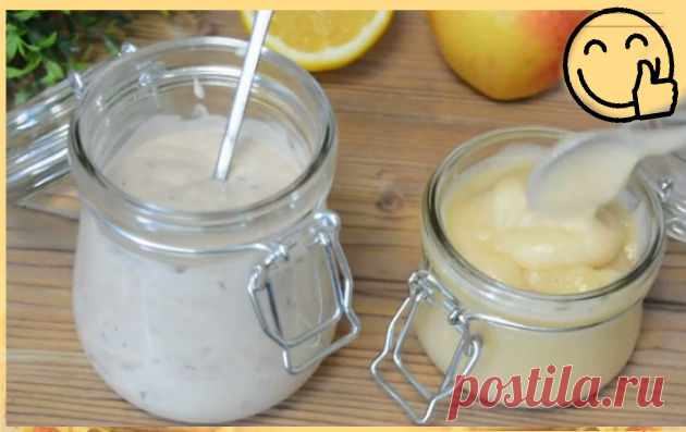 Два Вкуснейших Постных Соуса, которые подходят абсолютно к любым блюдам. А в пост это еще и замечательная альтернатива магазинному майонезу.