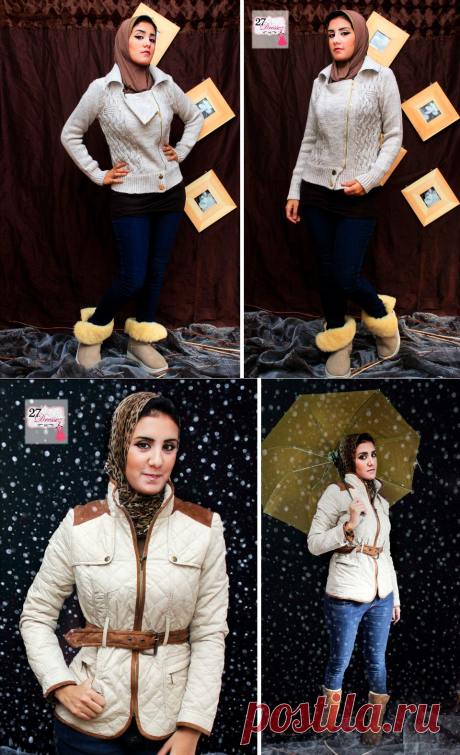 رقة حجاب 2022 - اشيك ملابس محجبات كاجوال لعام 2022 - ازياء كاجوال لشتاء 2022 - Casual Hijab 2022