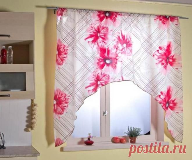 Как пошить шторы на кухню своими руками — мастер класс